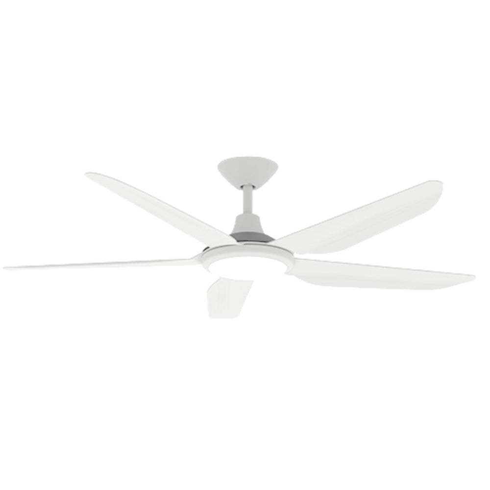Storm 42″ DC Ceiling Fan White with LED Light